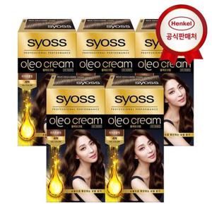 갤러리아_사이오스 올레오크림 새치염색약 4-N 리치초콜릿 x 5개