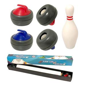 미니 컬링 볼링 게임 세트 1P 가족 스포츠 완구 게임 (WFHRJ45)