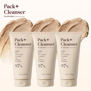 NEW 컬러딥 발효 팩클렌져 기본패키지 (3종)