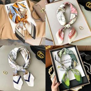 [에이치플러스몰]여성 패션 고급 사각 스카프