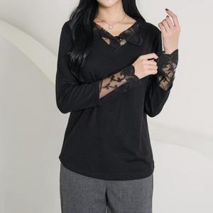 [로즈미] [55~77] 뉴빈 레이스 티셔츠