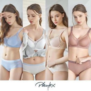 [플레이텍스] 노와이어 크로스유어하트 브라팬티 8종세트 택 1