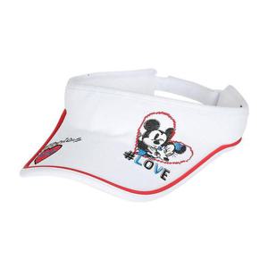 [디즈니골프][디즈니골프] 여성 자수 포인트 썬캡 DK1LAC002