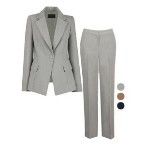 [비비드시크릿가너]SET 여성 보보 가을봄 정장자켓+9부팬츠 세트