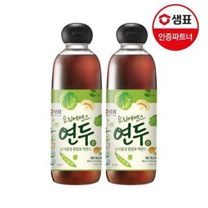 갤러리아_샘표 요리에센스 연두 순 830ml 2개 /조미료/양념/육수