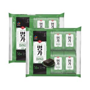 [CJ]명가 파래김 (4g 16봉) x2개 /총32봉