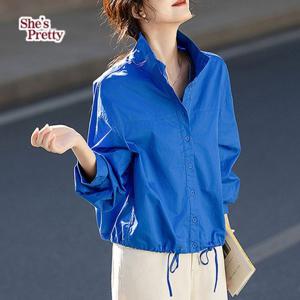 [쉬즈프리티] 블루셔츠윈드자켓