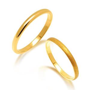 [한국금다이아몬드] 순금 반지 유광 무광 엥게이지 24K 1.875g