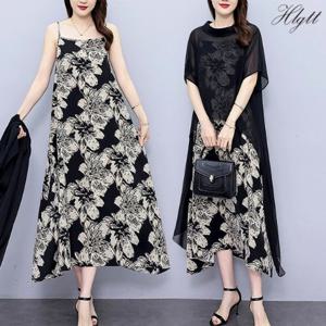 [헬리꽁땡]플라워원피스풀오버2종