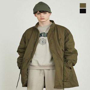 [원더플레이스][더블유스탠다드(W STANDARD)] 맨 퀼팅 오버핏 패딩 야상 점퍼