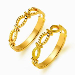 [한국금다이아몬드] 순금 반지 행운 컷팅 물고기 24K 1.875g 2종 택 1