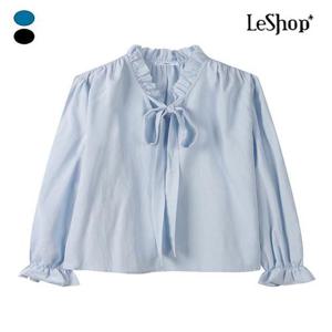 [르샵]프릴 리본넥 러블리 블라우스 (BQ2BL011A)