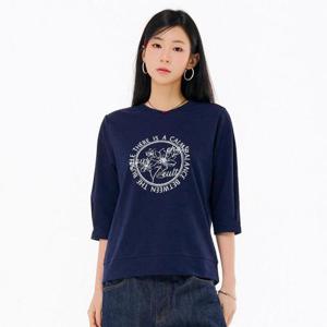 [체이스컬트](여) FARG5169B04 소매 볼륨 7부 티셔츠_GN