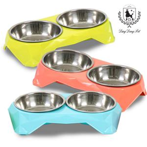 [딩동펫]애견식기 강아지 밥그릇 다이아애견식기