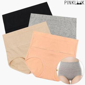 [핑크룩]85~110 빅사이즈 순면 똥배 복대 여성팬티1P