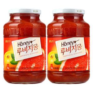 담터 허니루비자몽차 1kg+1kg (총 2kg)