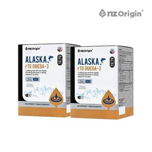 [엔젯오리진] 알래스카 알티지 오메가-3(60캡슐 X 2통)
