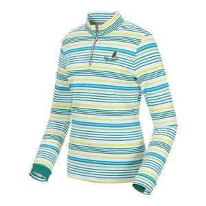 [마코](여성)투톤스트라이프반집업 티셔츠_MKW1TH30