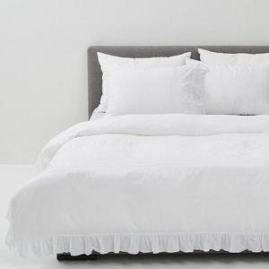 갤러리아_레이라자수 홑겹이불 베개세트 K