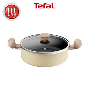 [테팔] 인덕션 티타늄 데이지 전골냄비 24cm