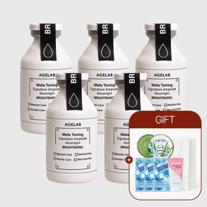 ★특별사은품 증정★ 에이지랩 기미잡티 비타민 멜라토닝 미백 앰플 30ml 5개 +팩3,선크림,수딩젤,쇼핑백