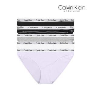 캘빈클라인 언더웨어 여성 팬티 5장 세트 속옷 코튼 QP2135O-066