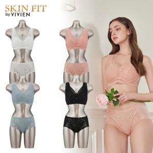 비비안 라이크라 블랙라벨 물결브라팬티 8종