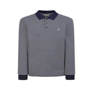 헤지스 남성 네이비 스트라이프 면 긴팔카라티셔츠  (WHTS4D303N3)