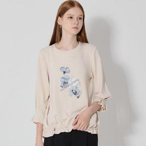 [홈쇼핑방송/르오트(LeOT)]  데일리 아트웍 레터링 티블라우스 (4종택일)-사이즈 55~99까지