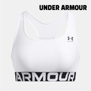 [언더아머]스포츠브라 /a2- 1383544-100 / 여성 HeatGear 아머 미드 브랜디드 스포츠 브라