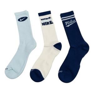 [나이키]나이키 스포츠양말 에브리데이 플러스 쿠션 크루 장목 긴양말 3팩(HJ9336-902)