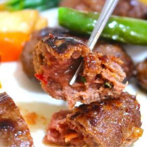 하우스팜 한우 1+ 떡갈비 스테이크 120g 5개 100% 햄버거 패티