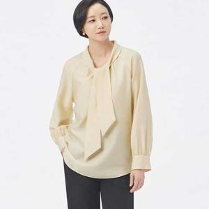 빌드 / BQSB409 Le. 리본 스카프 블라우스