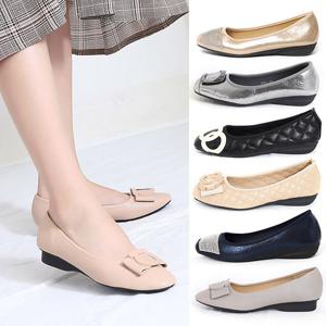 여성 플랫슈즈 다이아보석 버클큐빅 단화 플랫 5종 택1