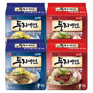 농심 둥지 물냉면 8봉 + 비빔냉면 8봉