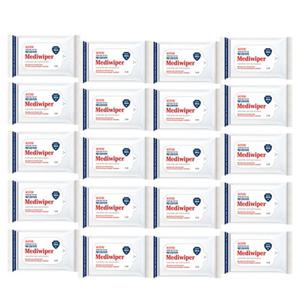 메디와이퍼 휴대용 손소독티슈 (10매) x20개 의약외품