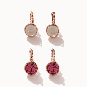 제이로렌 02M03183 컷팅 스와로브스키 원터치 귀걸이