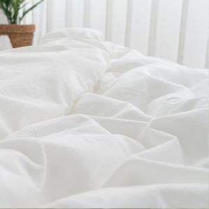 광목 바이오워싱 30수순면 안심 이불커버 Q백아이보리