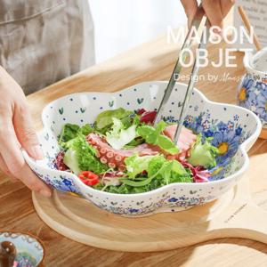 프라카 유니캇 폴란드풍 도자기 플라워 특대볼