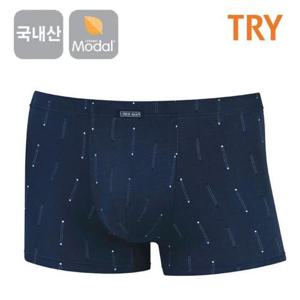 TRY 국내산 남성 모달 남자 드로즈팬티 속옷 (네이비)