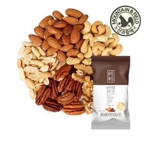 [산과들에] 하루견과 프리미엄 5종 순수다움 20gx110봉 (낱봉)