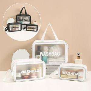 수영가방 반투명 물놀이가방 여행 워시백 3종 중 L