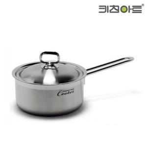 국산 키친아트 인덕션겸용 통스텐 투톤 편수냄비 18cm (W5A4BA6)