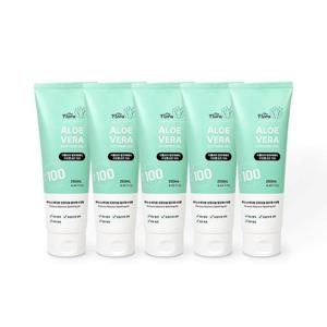 더플로라 알로에베라 수딩젤(튜브형) 250ml-5개 보습 진정 수분크림
