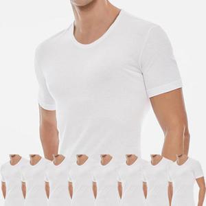 [제임스딘]제임스딘 남자반팔런닝 흰런닝 순면 기본 런닝 메리야스 남런닝 런닝구 8장