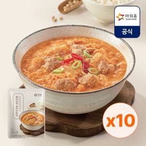 [아워홈] 돼지김치 콩비지찌개(실온) 300g x 10개