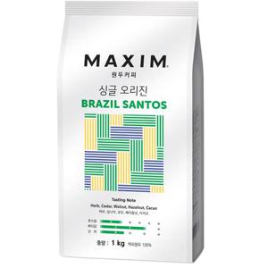 맥심 싱글오리진 브라질 산토스 1kg_