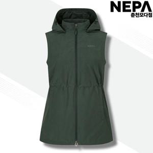 [네파]네파 이월 조끼베스트 여성 등산 방풍 간절기 베스트 긴기장 가을 안감 조끼 K15