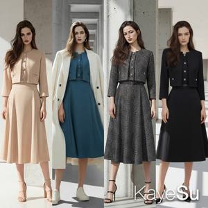 [케이수]26SS 클래식 투인원 드레스 1종