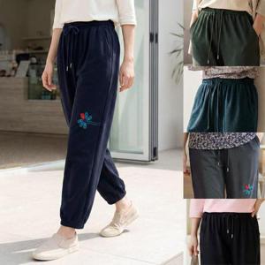 [엄마옷 로즈맘] 초전꽃자수밴딩바지